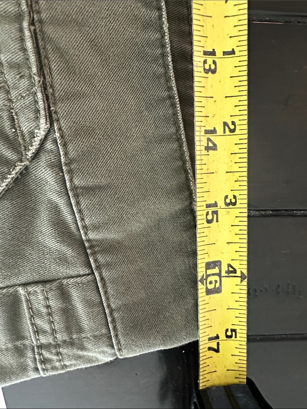 NATURAL LIFE Olive Green Button-Front Pants - Picture 9 of 9
